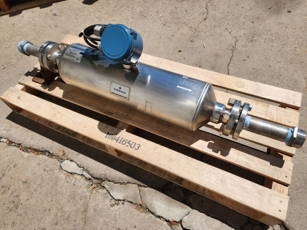 Emerson Micro Motion T-Series Coriolis Flow Meter Strait Tube Full 1.5 Bore T150