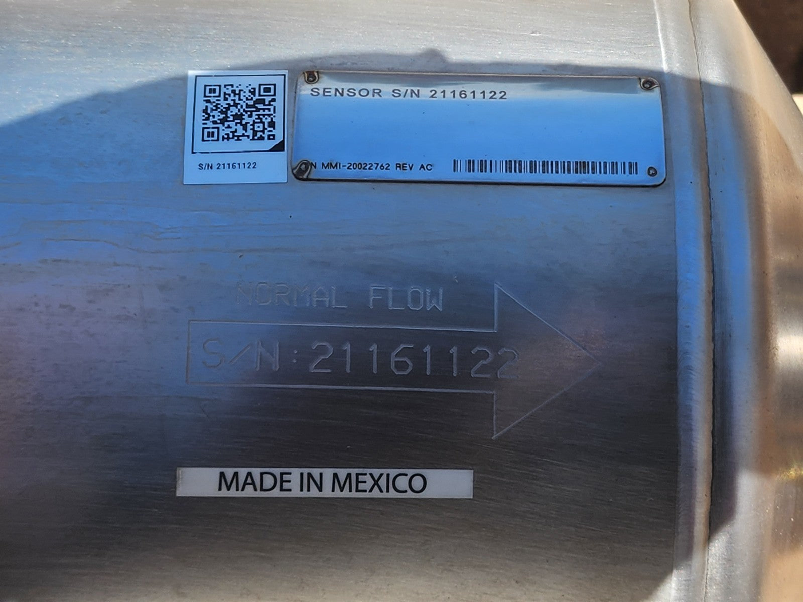 Emerson Micro Motion T-Series Coriolis Flow Meter Strait Tube Full 1.5 Bore T150