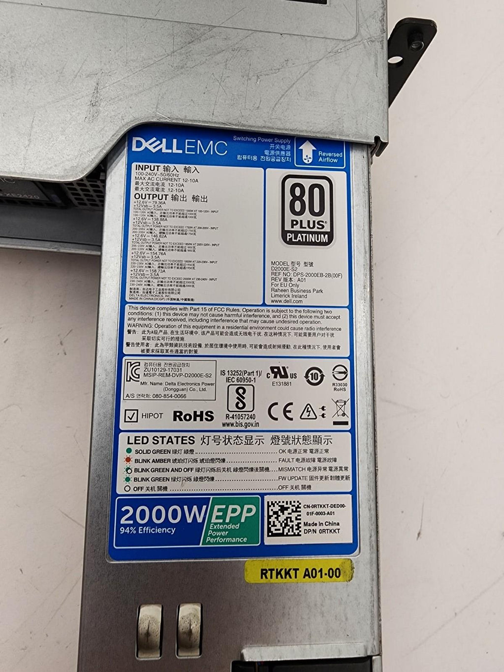 Dell PowerEdge XE2420 Server 2x Xeon Gold 6252 64G RAM H720P 2x 2000W PSU