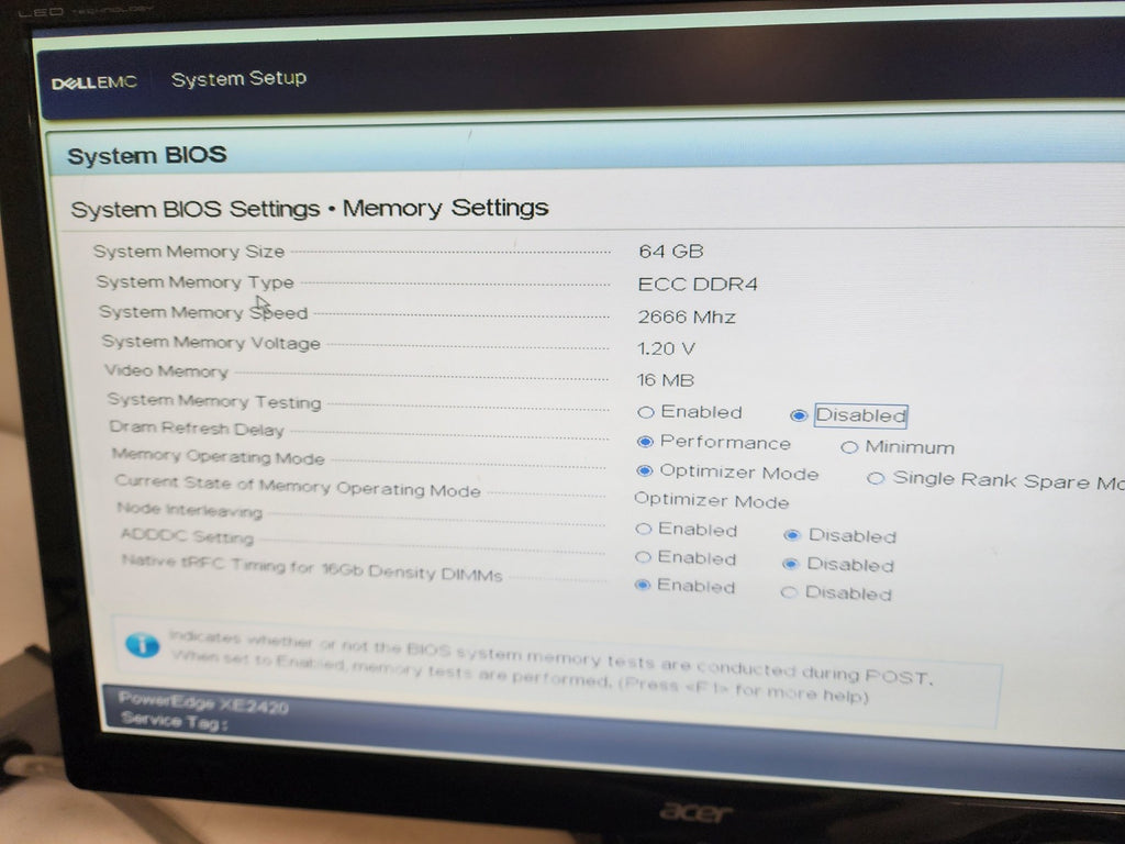 Dell PowerEdge XE2420 Server 2x Xeon Gold 6252 64G RAM H720P 2x 2000W PSU