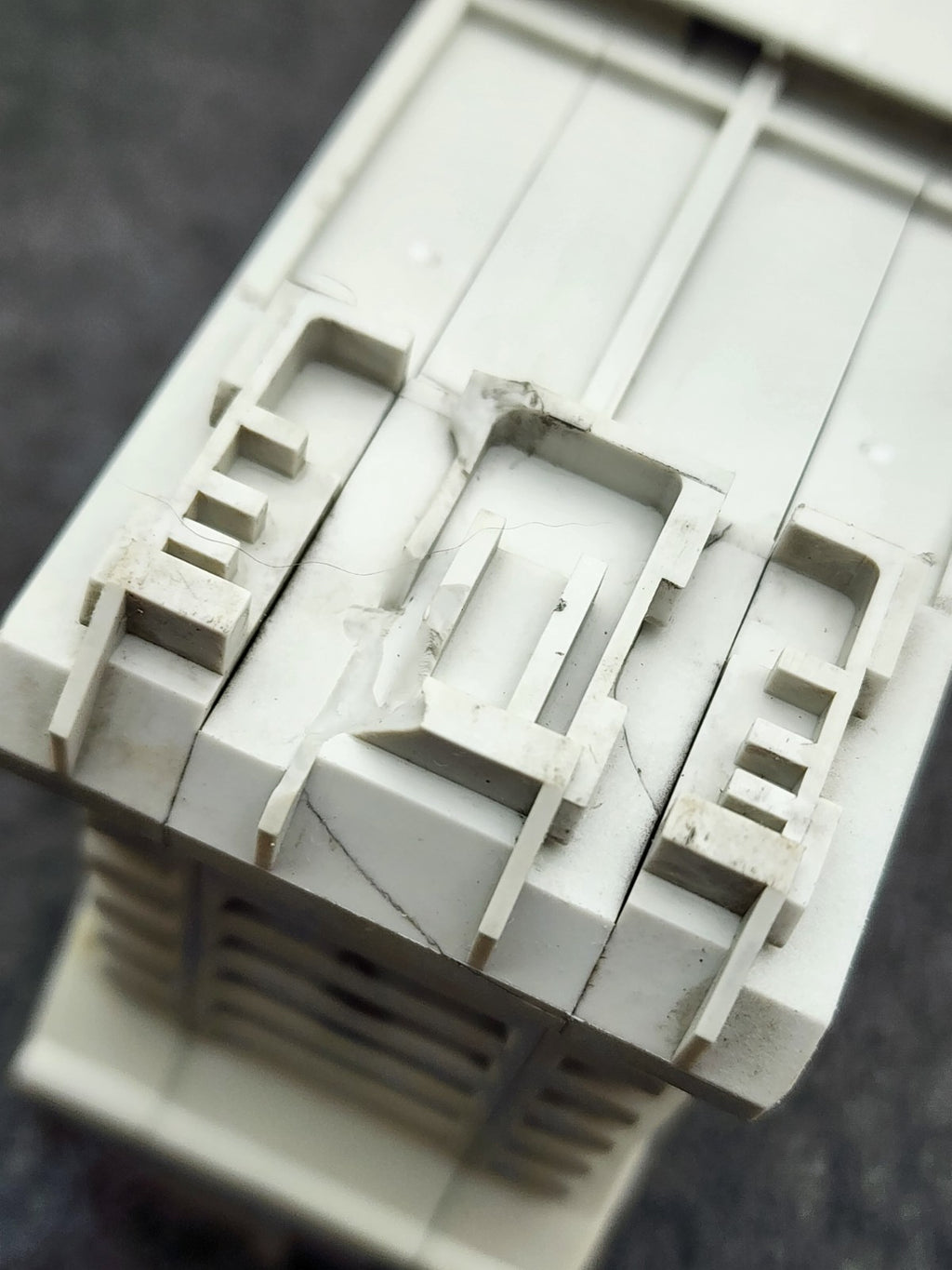 Micro Motion 1500D3AABAEZZZ Variable Flow Transmitter 20000742 Broken DIN Clip