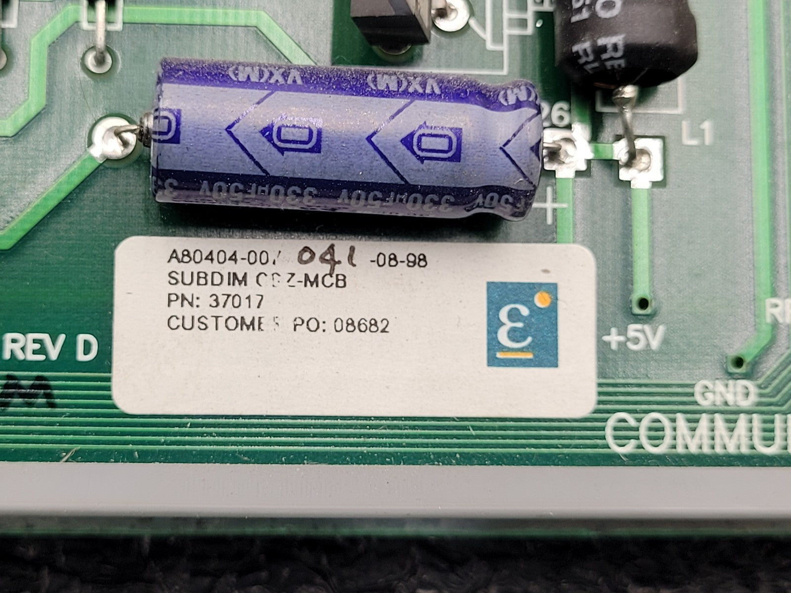 Cincinnati Sub-Zero CSZ ZH-8-1-H/AC Main Control Circuit Board A80404-00