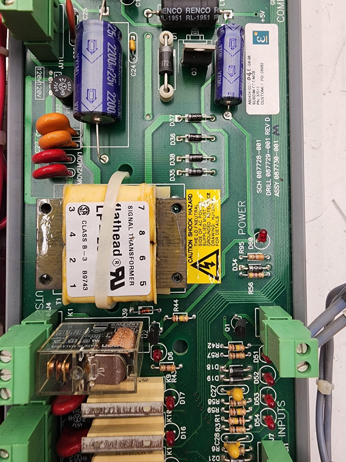 Cincinnati Sub-Zero CSZ ZH-8-1-H/AC Main Control Circuit Board A80404-00