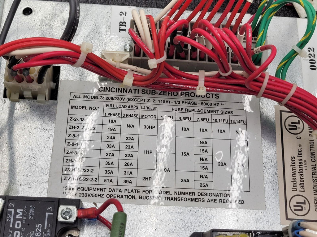 Cincinnati Sub-Zero CSZ ZH-8-1-H/AC Main Control Circuit Board A80404-00