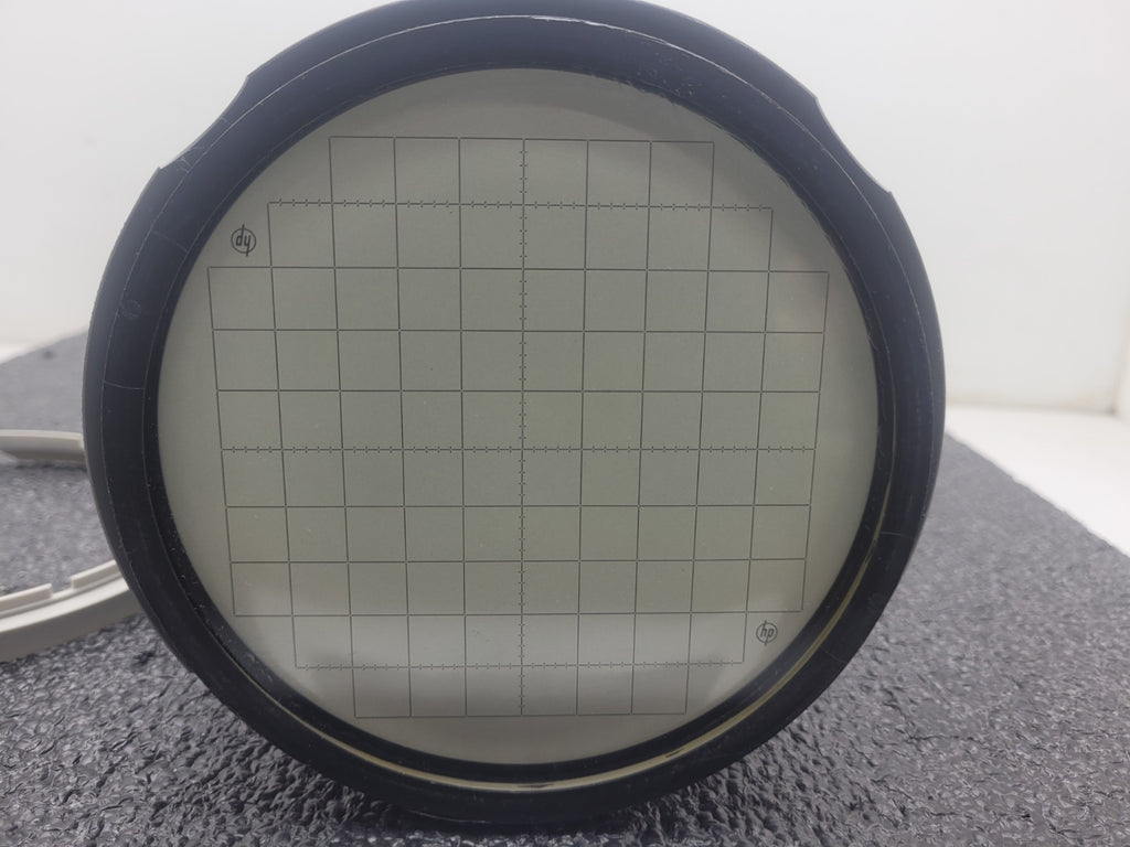 Vintage Round 5.75" HP Hewlett Packard Oscilloscope Cathode Ray Tube CRT