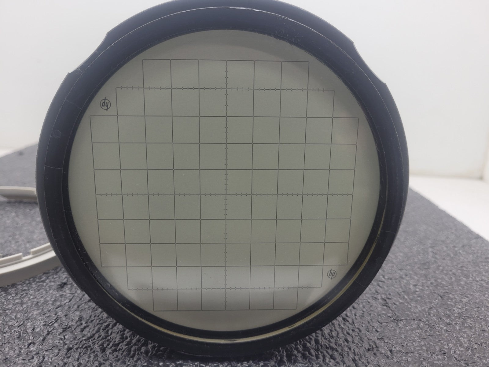 Vintage Round 5.75" HP Hewlett Packard Oscilloscope Cathode Ray Tube CRT