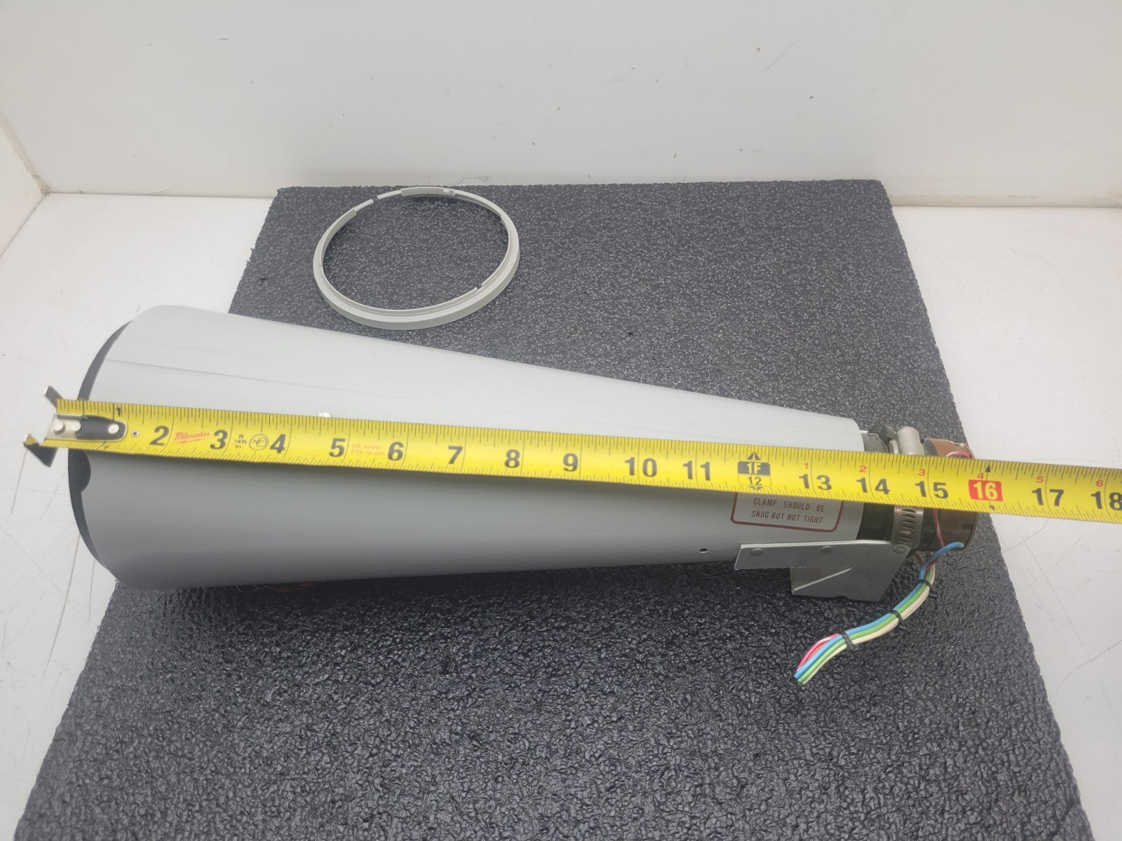 Vintage Round 5.75" HP Hewlett Packard Oscilloscope Cathode Ray Tube CRT