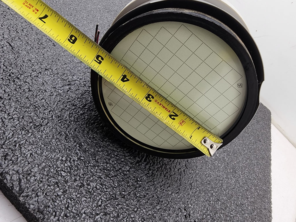 Vintage Round 5.75" HP Hewlett Packard Oscilloscope Cathode Ray Tube CRT