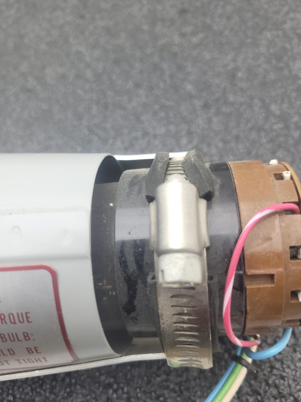 Vintage Round 5.75" HP Hewlett Packard Oscilloscope Cathode Ray Tube CRT