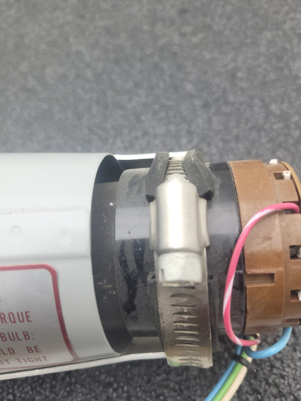 Vintage Round 5.75" HP Hewlett Packard Oscilloscope Cathode Ray Tube CRT