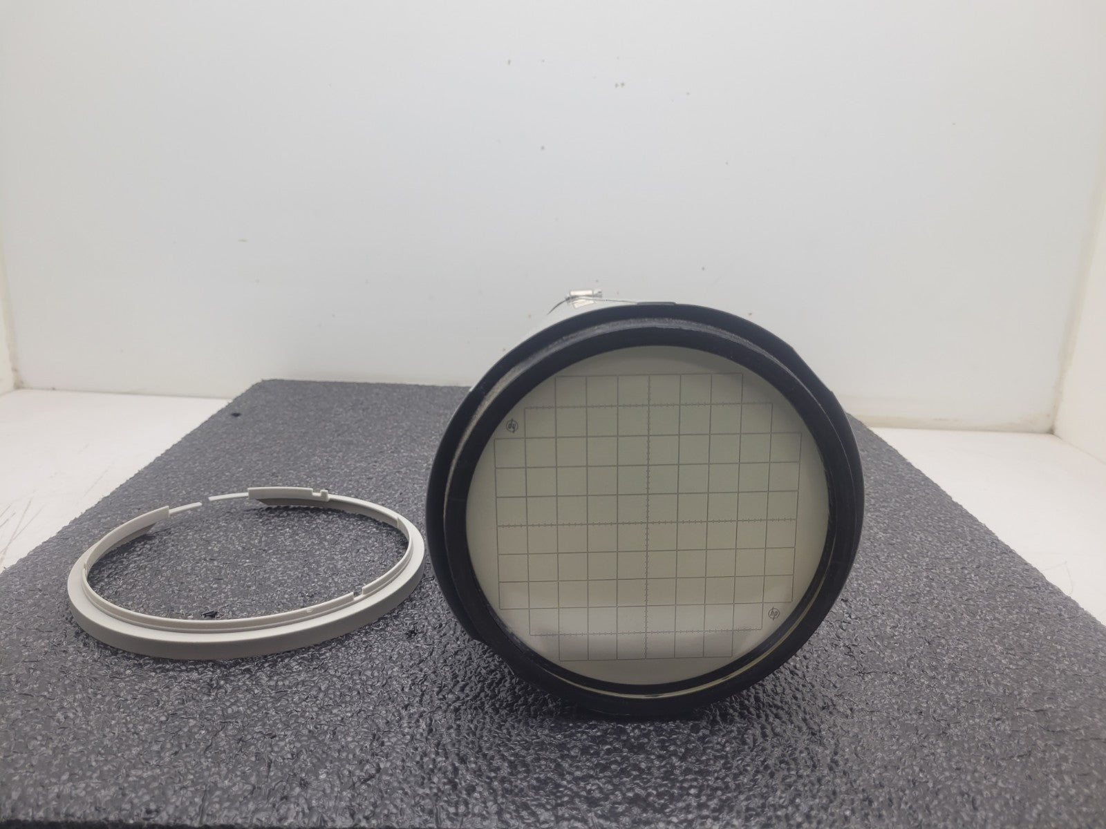 Vintage Round 5.75" HP Hewlett Packard Oscilloscope Cathode Ray Tube CRT