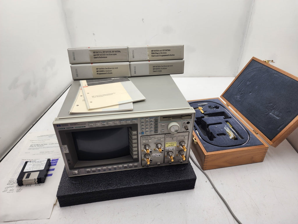 HP AGILENT 54750A 54754A 2CH 18GHz Differential TDR  54751A 20Ghz From HP Lab