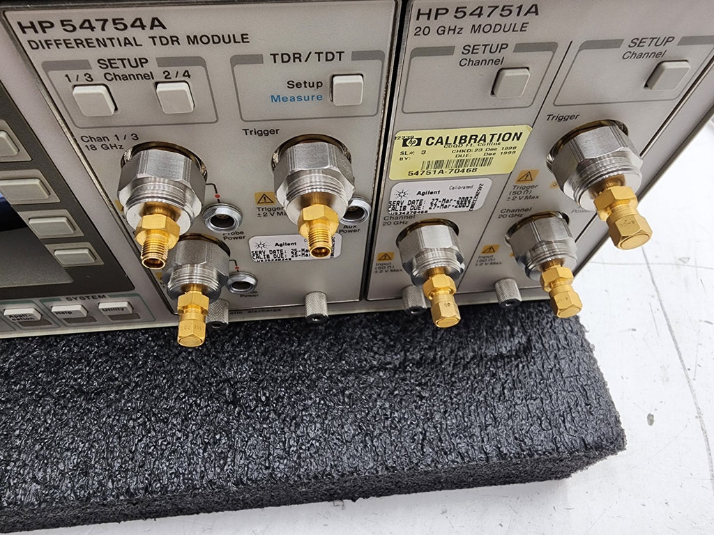 HP AGILENT 54750A 54754A 2CH 18GHz Differential TDR  54751A 20Ghz From HP Lab