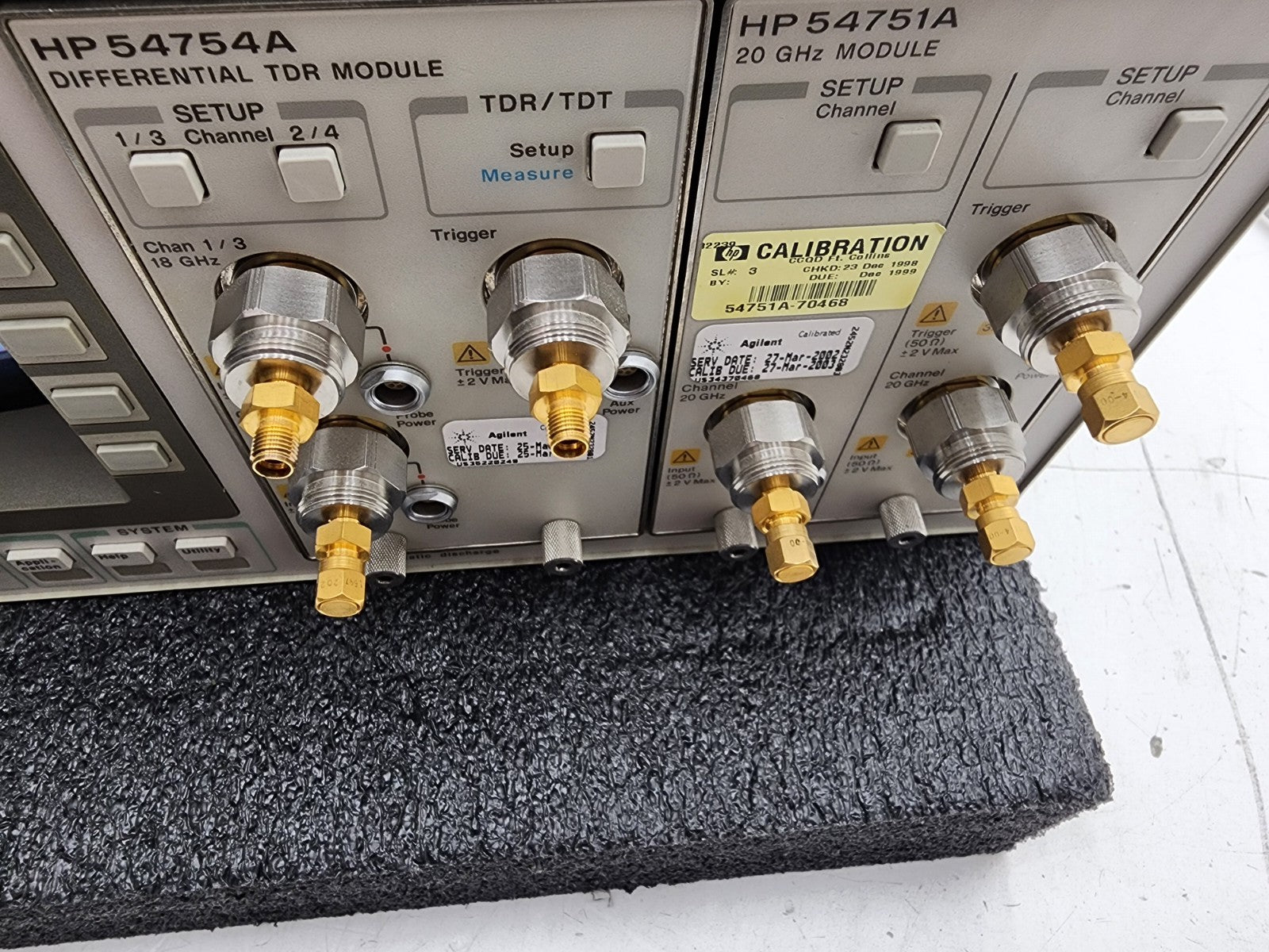 HP AGILENT 54750A 54754A 2CH 18GHz Differential TDR  54751A 20Ghz From HP Lab