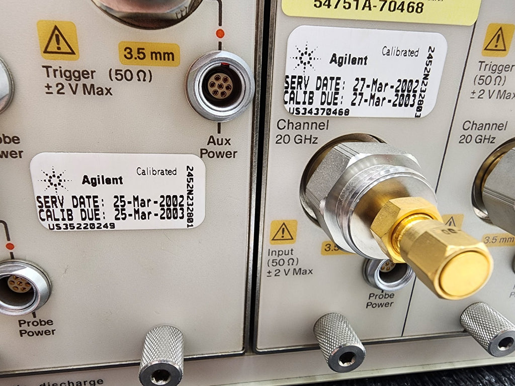 HP AGILENT 54750A 54754A 2CH 18GHz Differential TDR  54751A 20Ghz From HP Lab