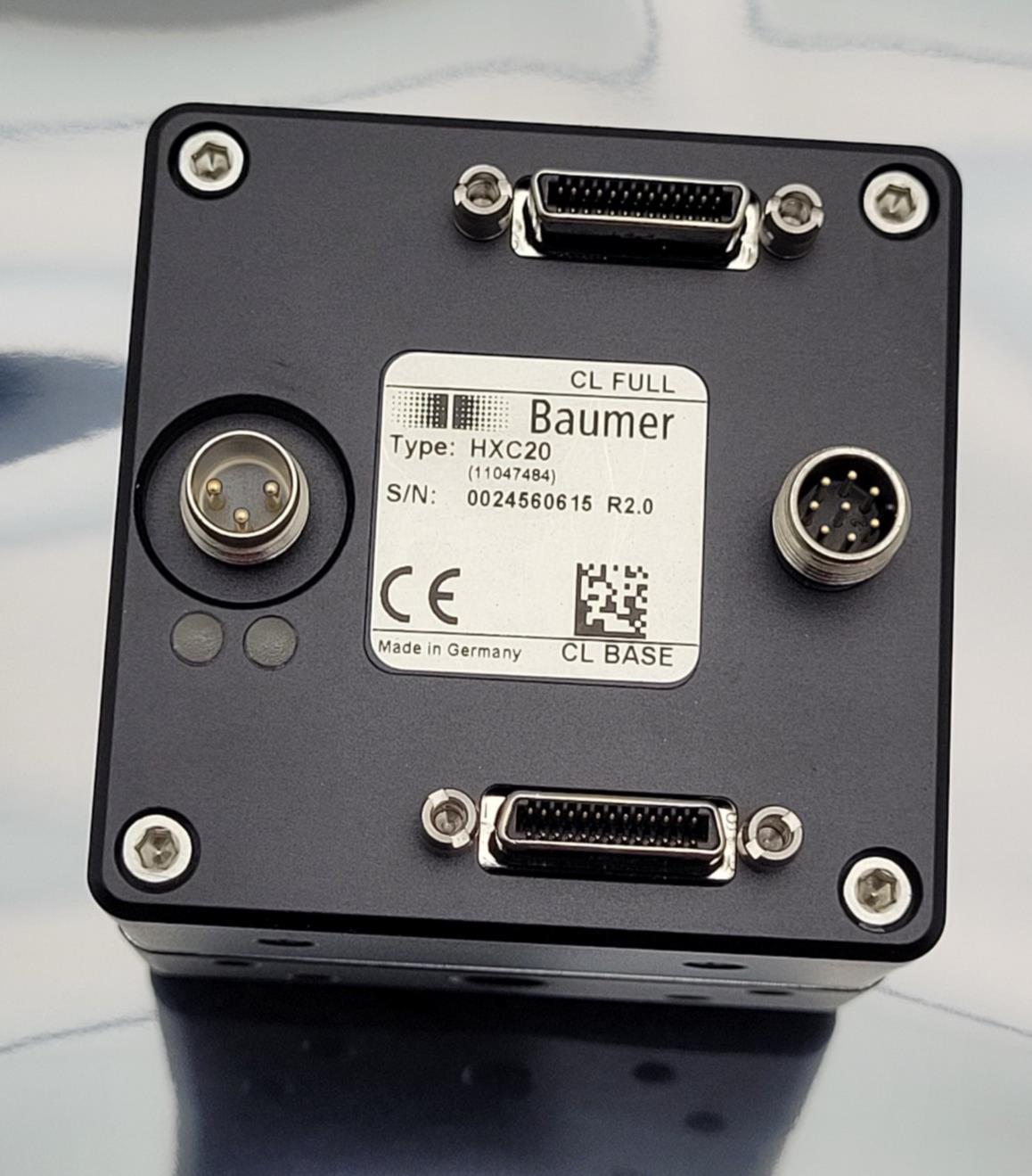 Baumer HXC20 Monochrome High-Speed Industrial Camera 2MP Camera Link