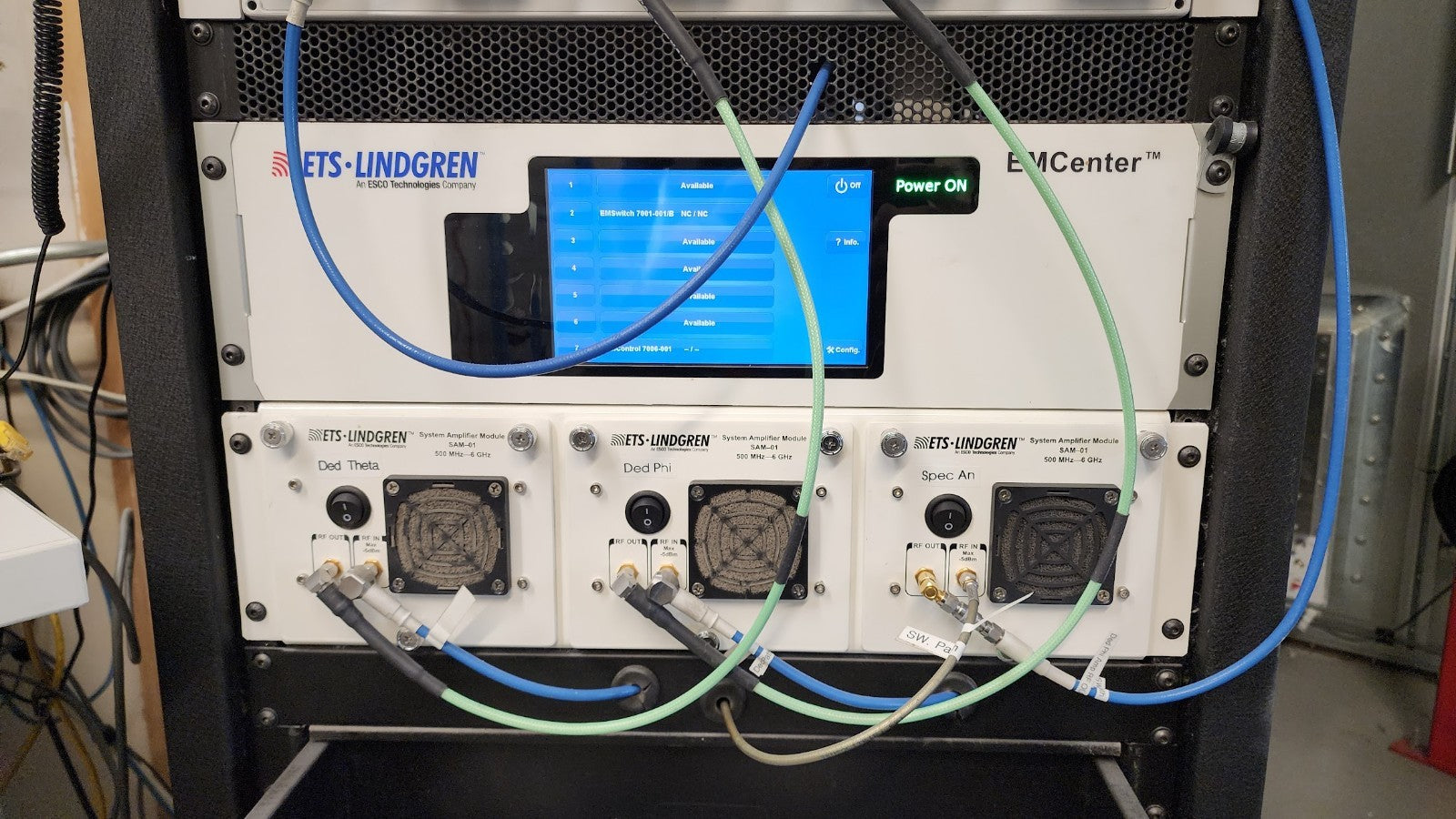 ETS-Lindgren AMS-8923-150 4G Anechoic RF Chamber 4m (156") Cube + Halo Antenna