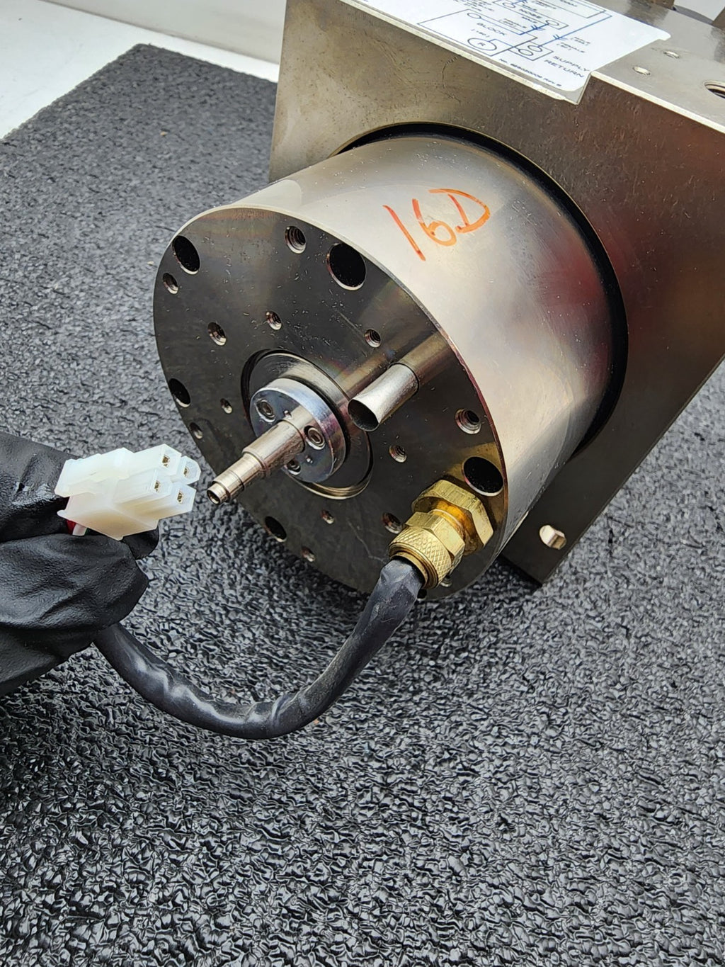 Professional Instruments ISO 3R PG Air Bearing Spindle Tested Spins Controller U