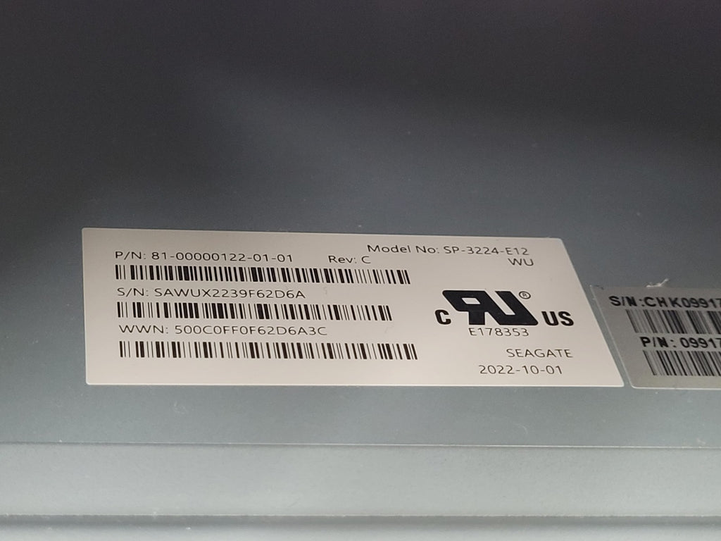 HP SureStor G3 2U24  AC PSU PLATINUM SAS Storage Array SP-3224-E12 2.5" HDD JBOD