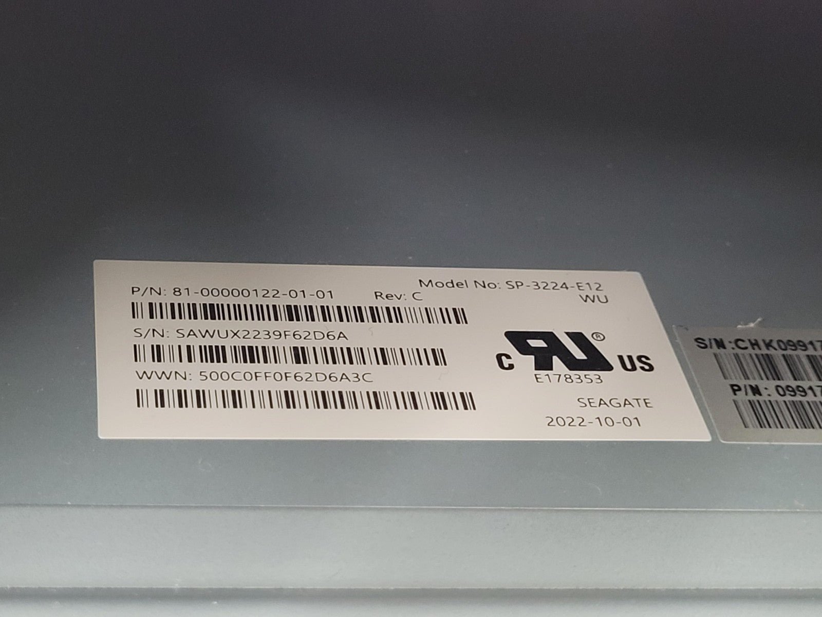 HP SureStor G3 2U24  AC PSU PLATINUM SAS Storage Array SP-3224-E12 2.5" HDD JBOD