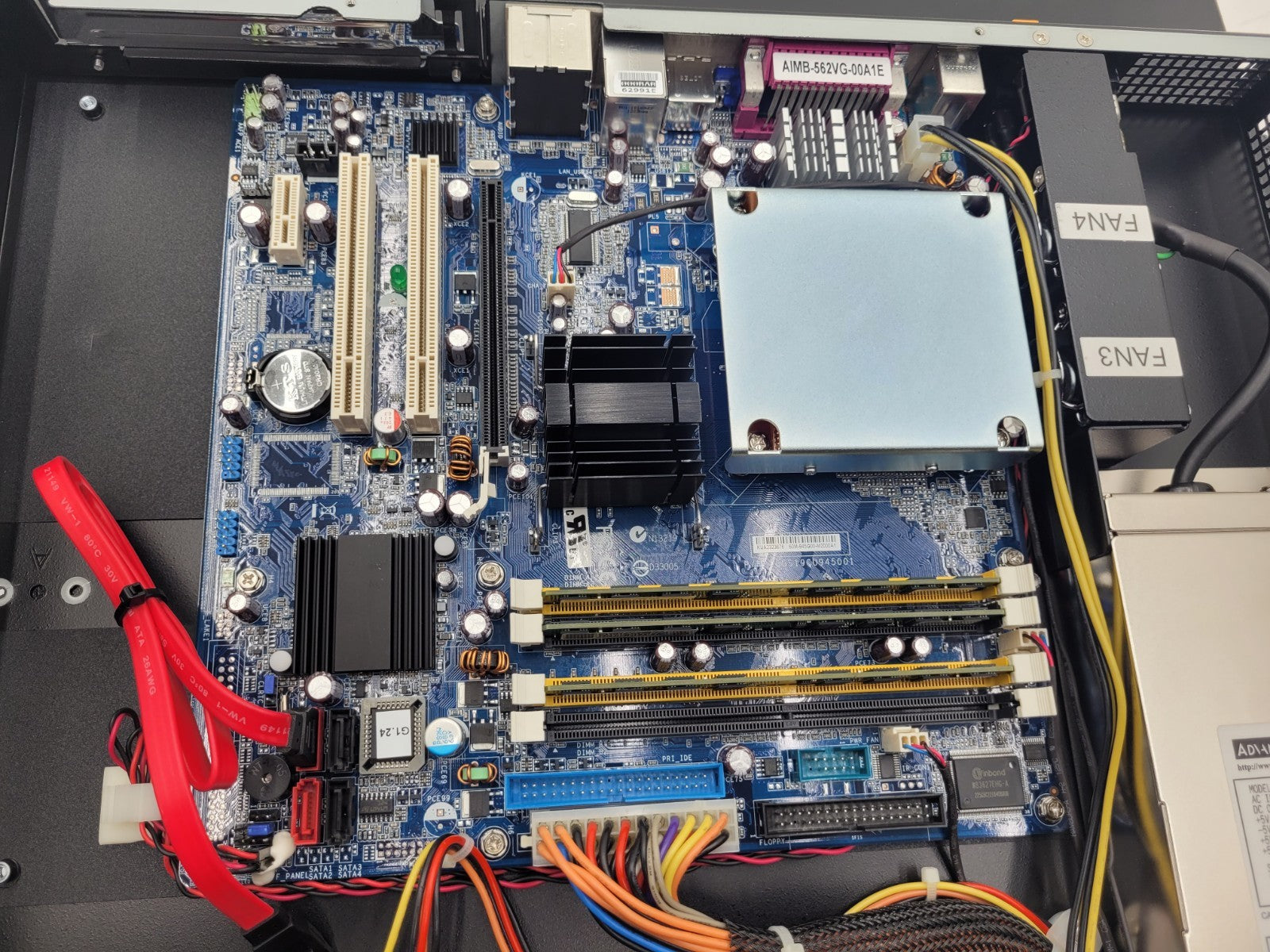 Lot of 3 ADVANTECH 08GS19CU945001 AIMB-562VG-00A1E CPU Industrial Computer