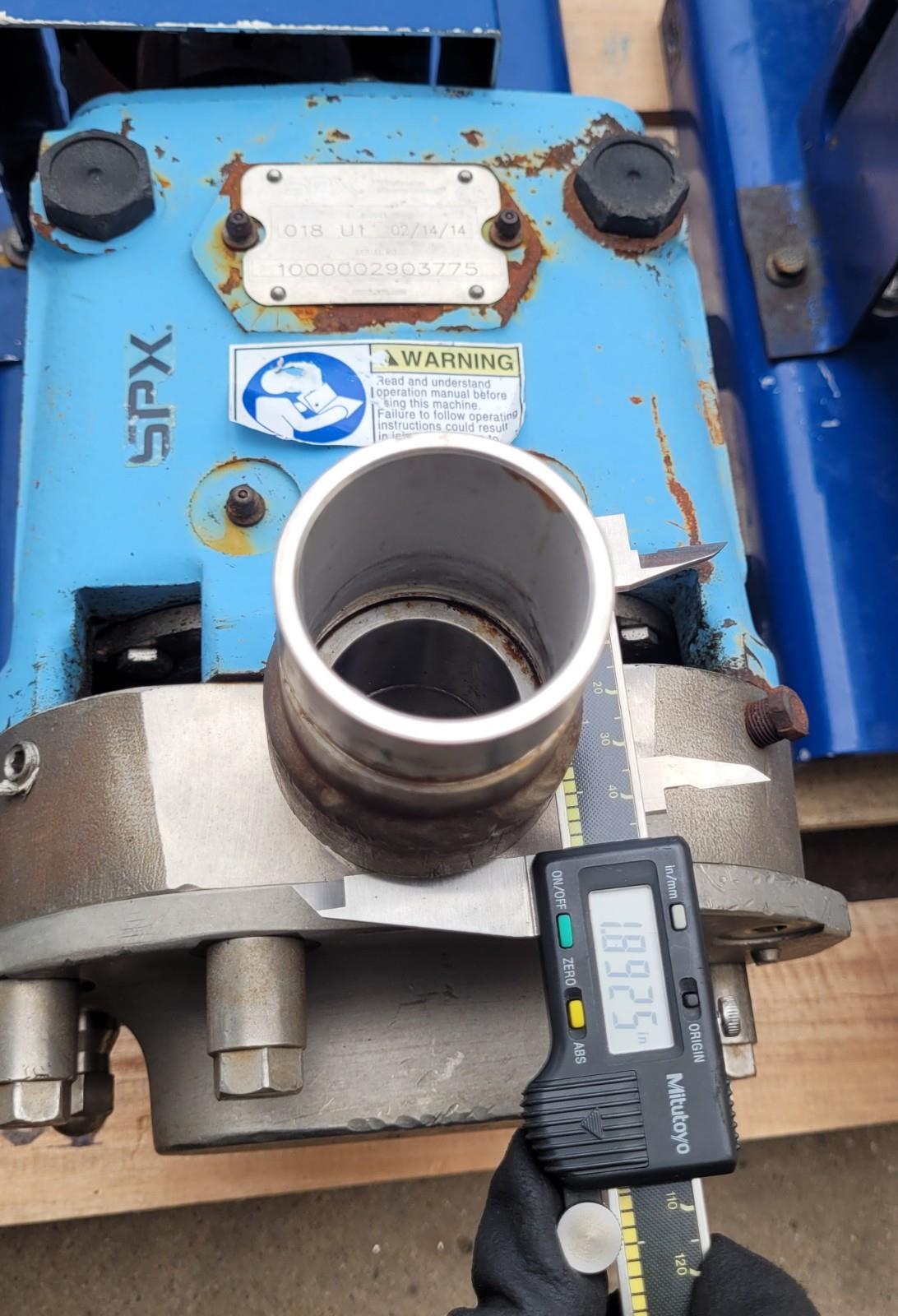 Waukesha Cherry Burrell SPX-Flow Universal 018 U1 Positive Displacement Pump PDD