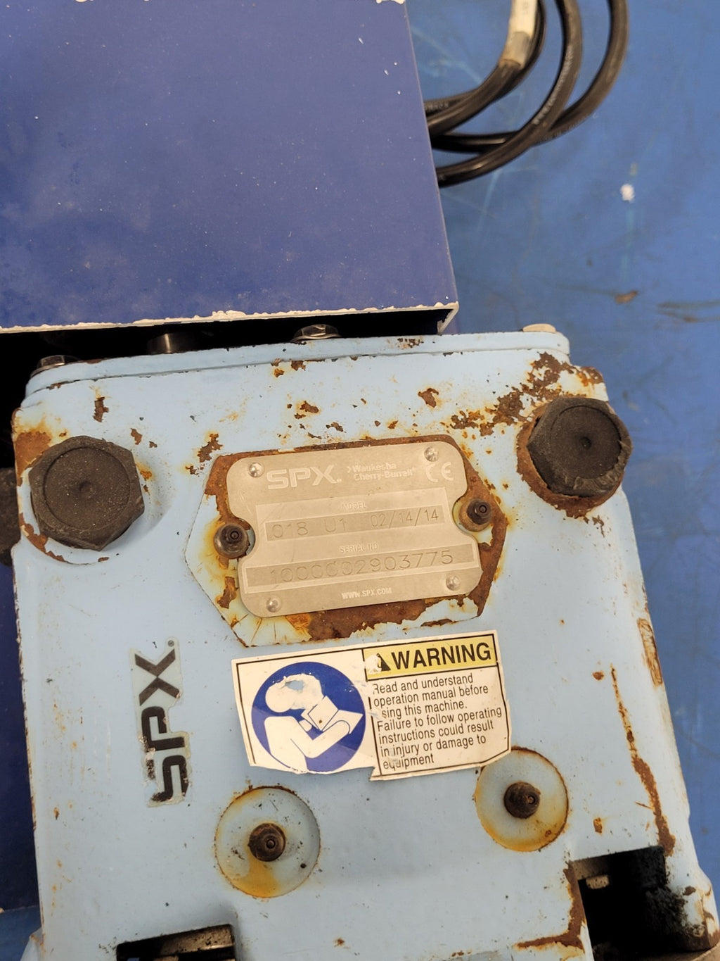 Waukesha Cherry Burrell SPX-Flow Universal 018 U1 Positive Displacement Pump PDD