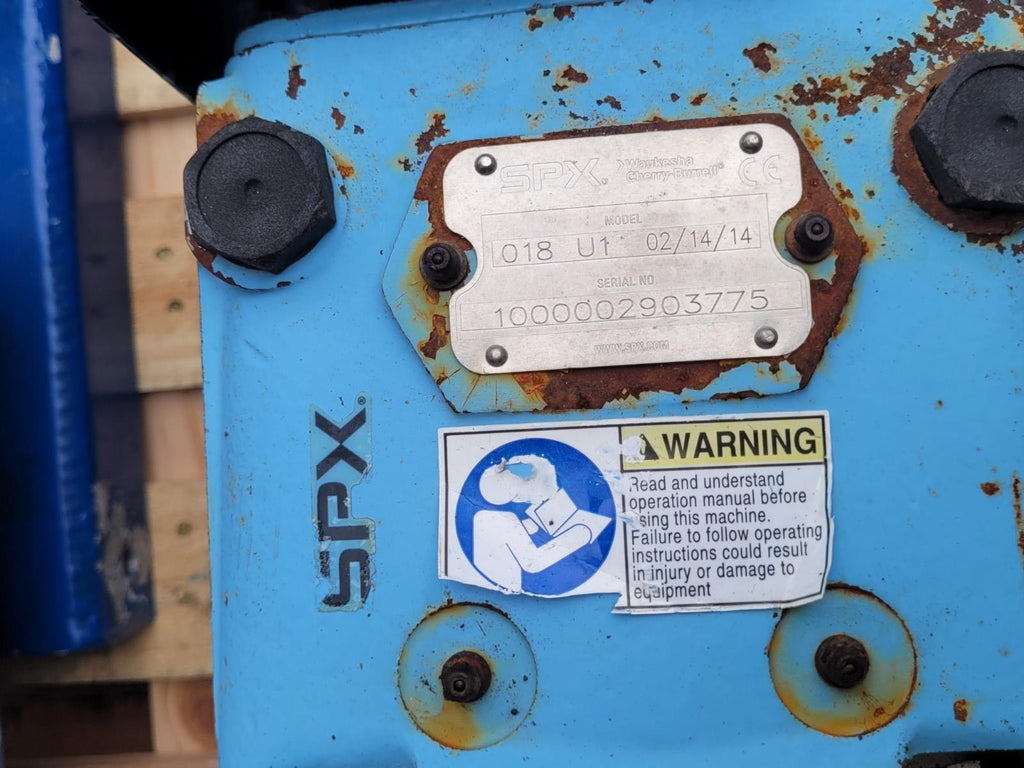 Waukesha Cherry Burrell SPX-Flow Universal 018 U1 Positive Displacement Pump PDD