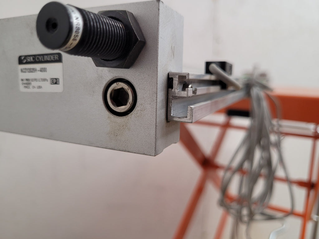 SMC Pneumatic Linear Slide Guide Rodless Cylinder NCDY2S25H-4000 40" Travel