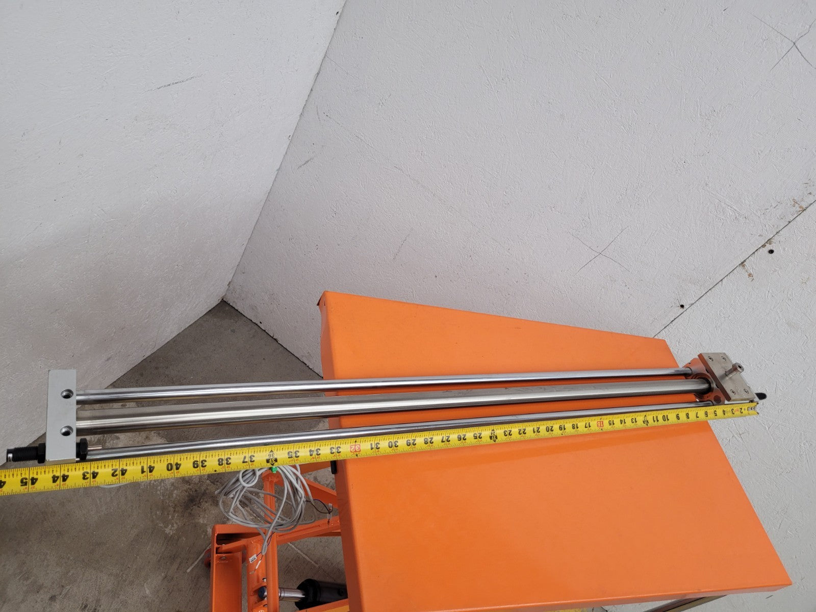 SMC Pneumatic Linear Slide Guide Rodless Cylinder NCDY2S25H-4000 40" Travel