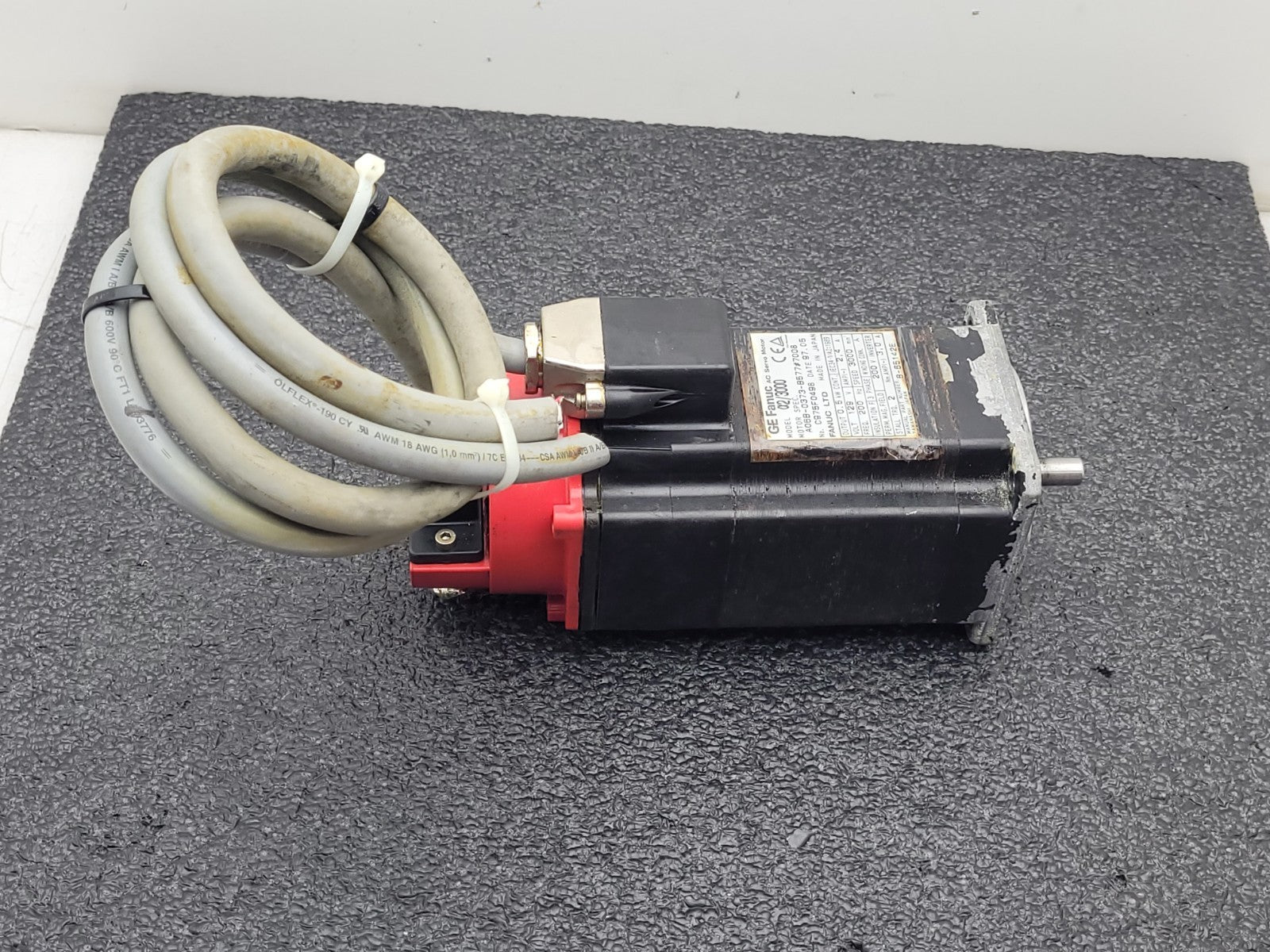 GE Fanuc AC Servo Motor A06B-0373-B577#7008  A06B0373B5777008 [C]