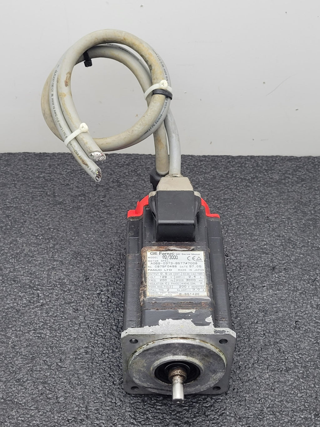 GE Fanuc AC Servo Motor A06B-0373-B577#7008  A06B0373B5777008 [C]