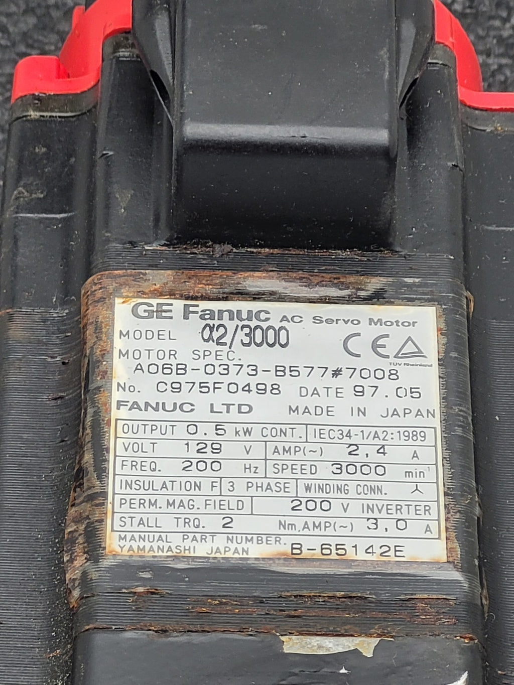 GE Fanuc AC Servo Motor A06B-0373-B577#7008  A06B0373B5777008 [C]