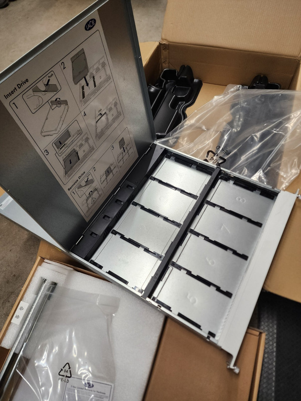 LaCie 8big Thunderbolt 2 Rackmount Direct Attached Storage JBOD