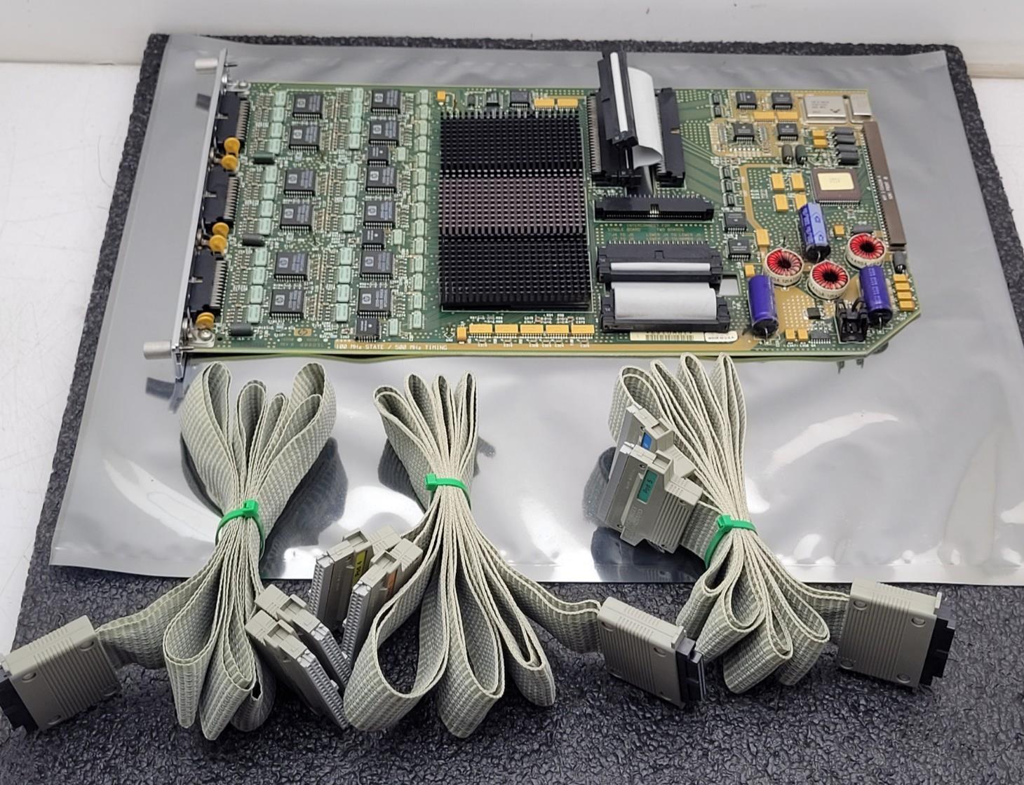 HP Agilent 16550A 100MHZ STATE 500 MHZ TIMING LOGIC ANALYZER MODULE 102CH