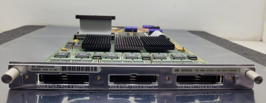 HP Agilent 16550A 100MHZ STATE 500 MHZ TIMING LOGIC ANALYZER MODULE 102CH