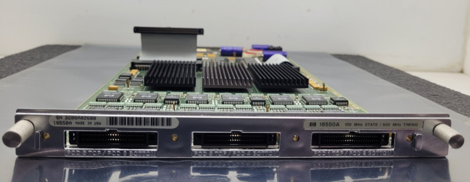 HP Agilent 16550A 100MHZ STATE 500 MHZ TIMING LOGIC ANALYZER MODULE 102CH