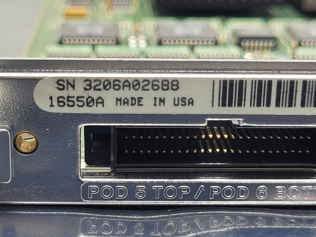 HP Agilent 16550A 100MHZ STATE 500 MHZ TIMING LOGIC ANALYZER MODULE 102CH