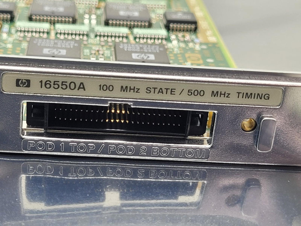 HP Agilent 16550A 100MHZ STATE 500 MHZ TIMING LOGIC ANALYZER MODULE 102CH