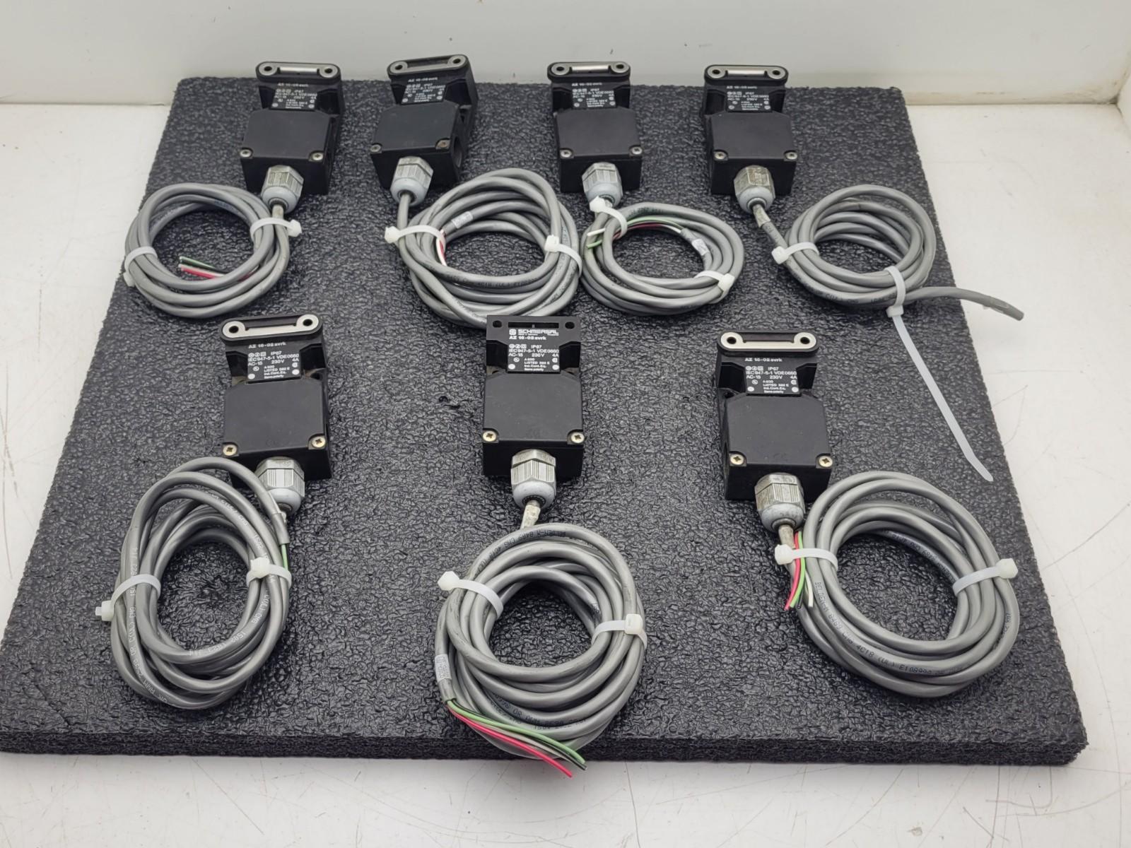 Lot of 7  SCHMERSAL  IEC 947-5-1 Safety Door Keyed Interlock Latch AZ 16-02zvrk