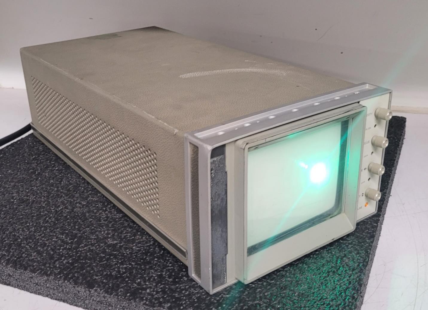 Vintage HP Prototype Oscilloscope Screen XYZ Cartesian Green Phosphorus Display