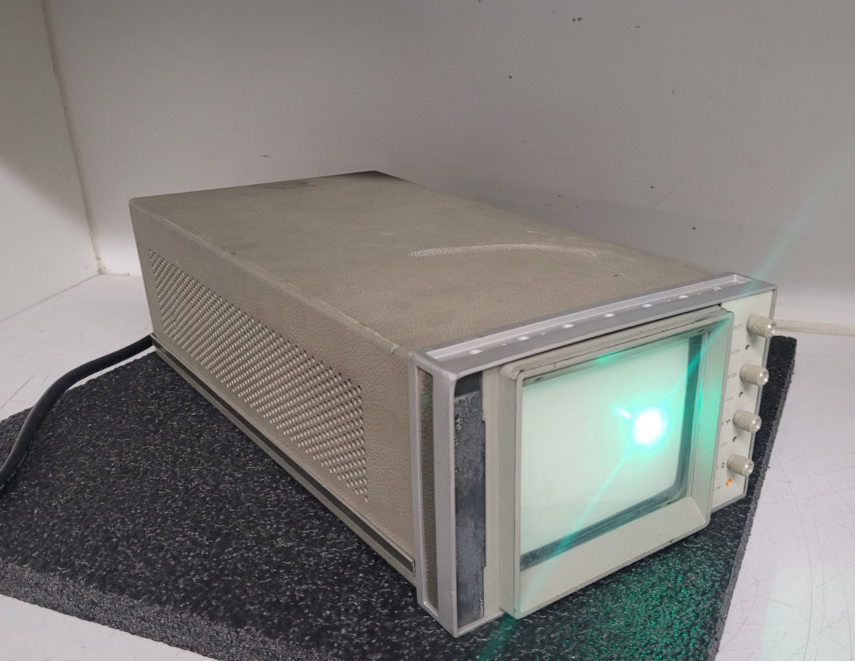 Vintage HP Prototype Oscilloscope Screen XYZ Cartesian Green Phosphorus Display