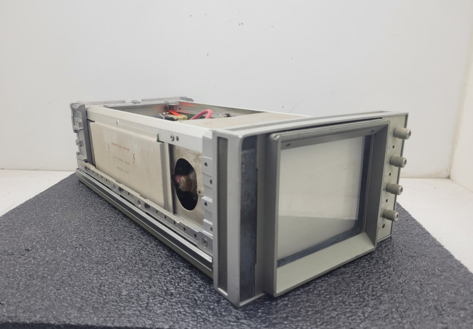 Vintage HP Prototype Oscilloscope Screen XYZ Cartesian Green Phosphorus Display