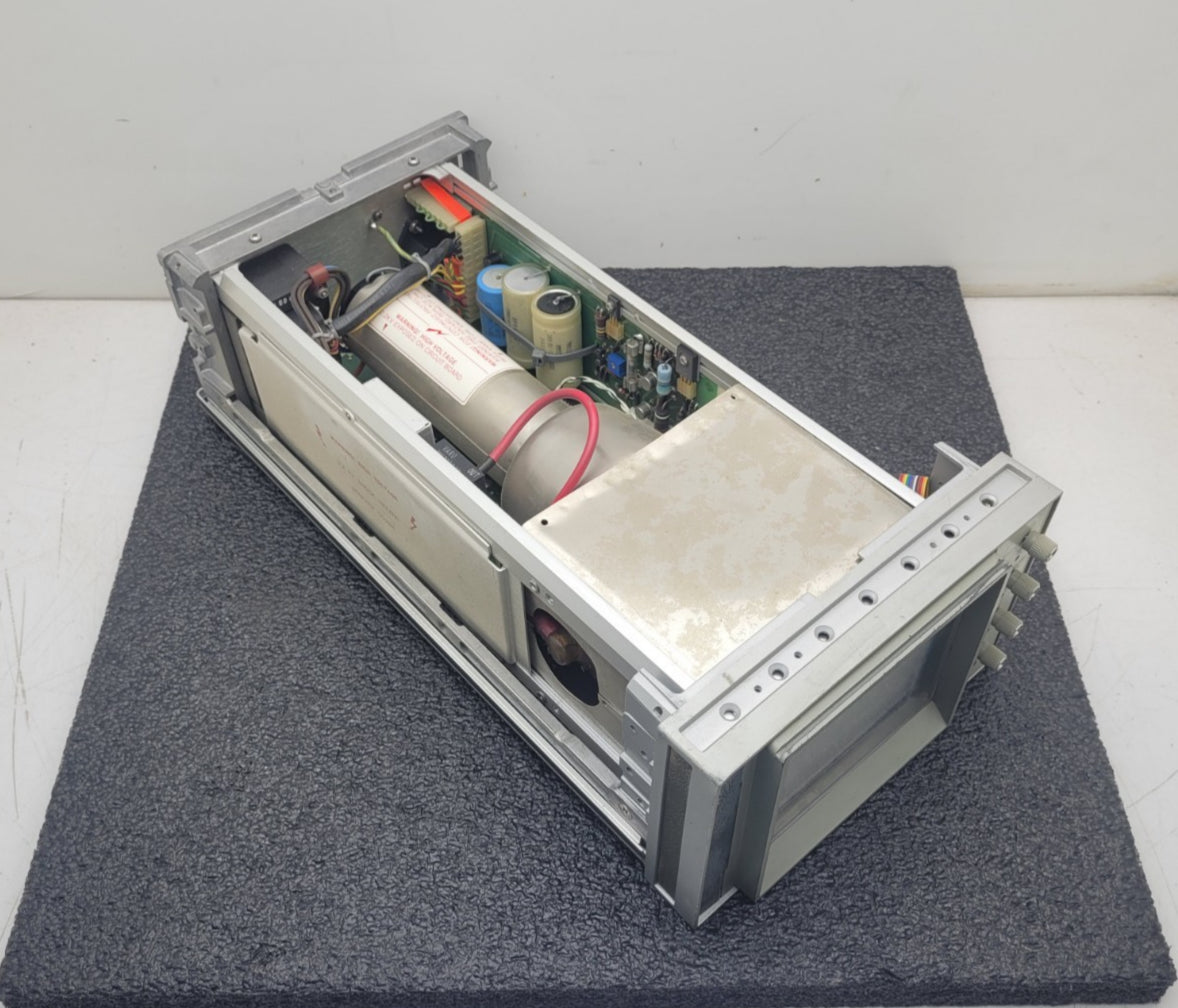 Vintage HP Prototype Oscilloscope Screen XYZ Cartesian Green Phosphorus Display