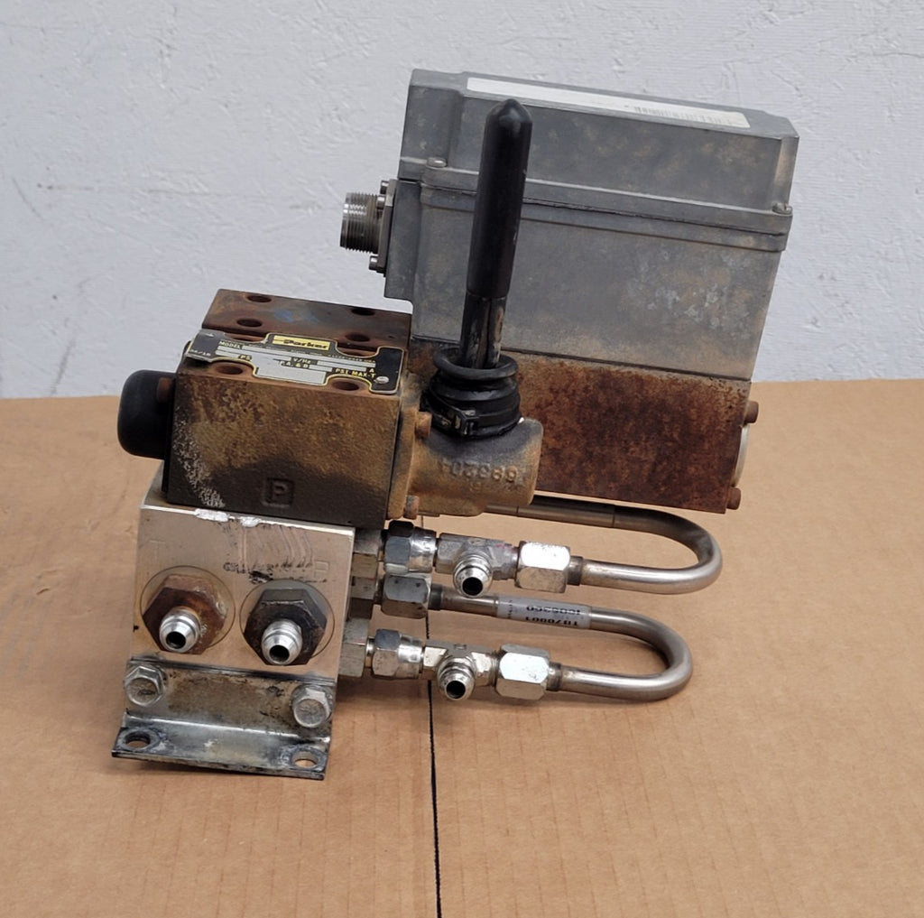 PARKER Hydraulic Proportional ISO Valve D1VL001CN  12VDC + Override Unit J