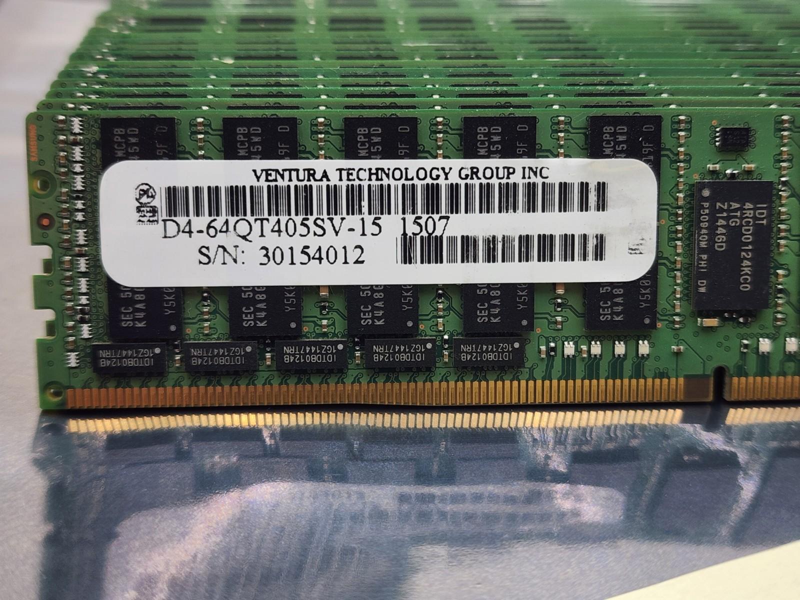 21x D4-64QT405SV-15 Ventura 32GB PC4-17000 DDR4 2133MHz Registered ECC CL15