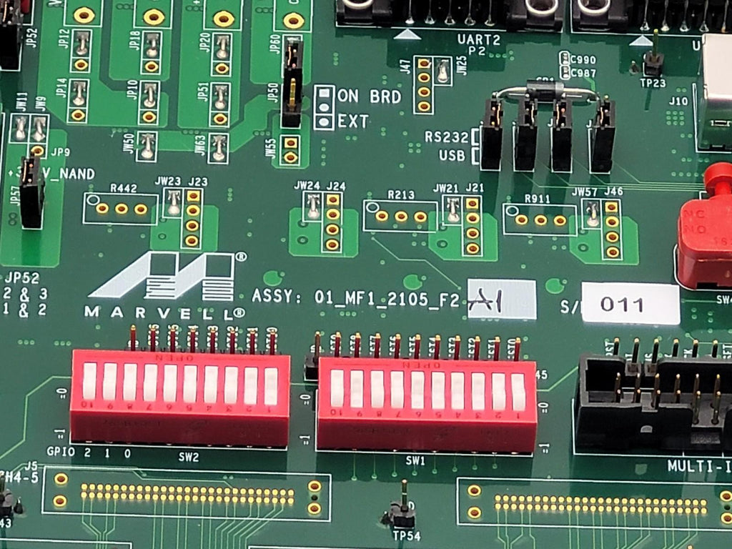 Marvell ASSY: 01_MF1-2105_F2 A1 PCIe Development Board UART USB 88SS1092-BTB2