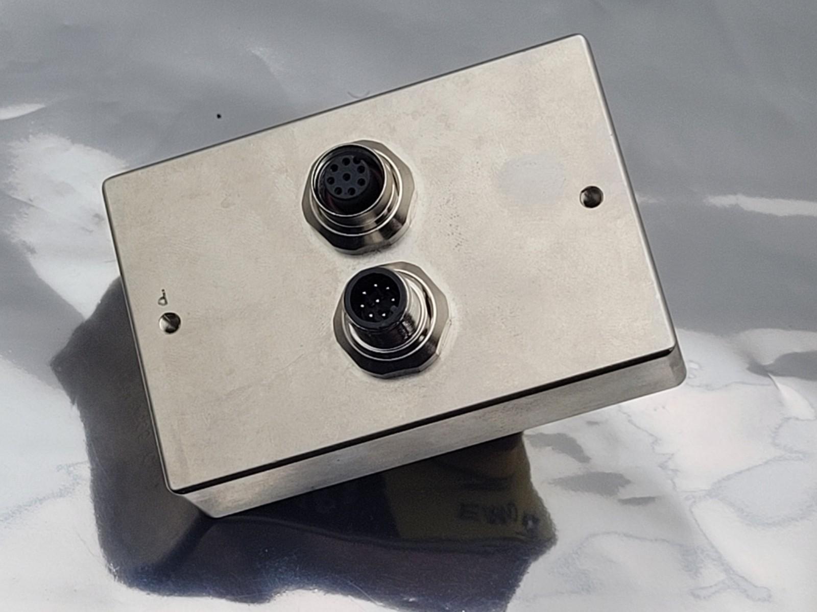 Lot of 3 EMO 100482778 REV A Push Button SS Control Box I/O Panel 8 and 9 pin