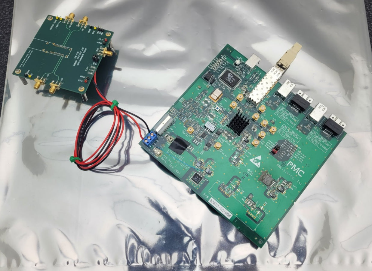 PMC Sierra PMC-2031155 PBC 4 Port Evaluation Board 2003 w/ Intel SFF 2x5 EVA