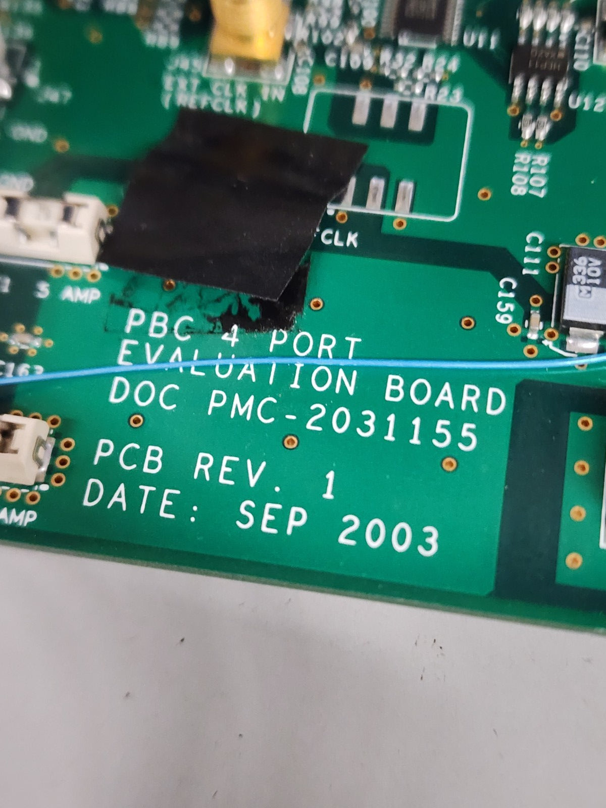 PMC Sierra PMC-2031155 PBC 4 Port Evaluation Board 2003 w/ Intel SFF 2x5 EVA